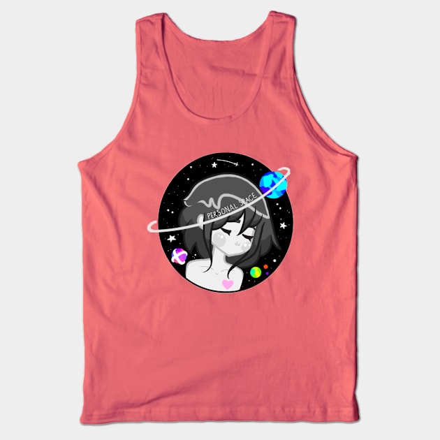 Personal Space (With Glasses) Tank Top by Gracieannea